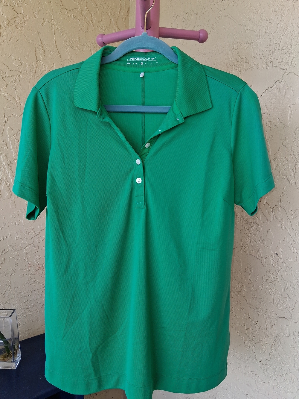 Nike Women’s Green Short-Sleeve Polo